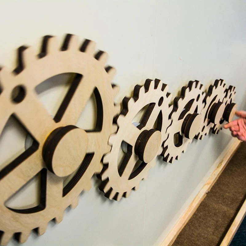 Magnet Wall Wooden Gears - Image 4