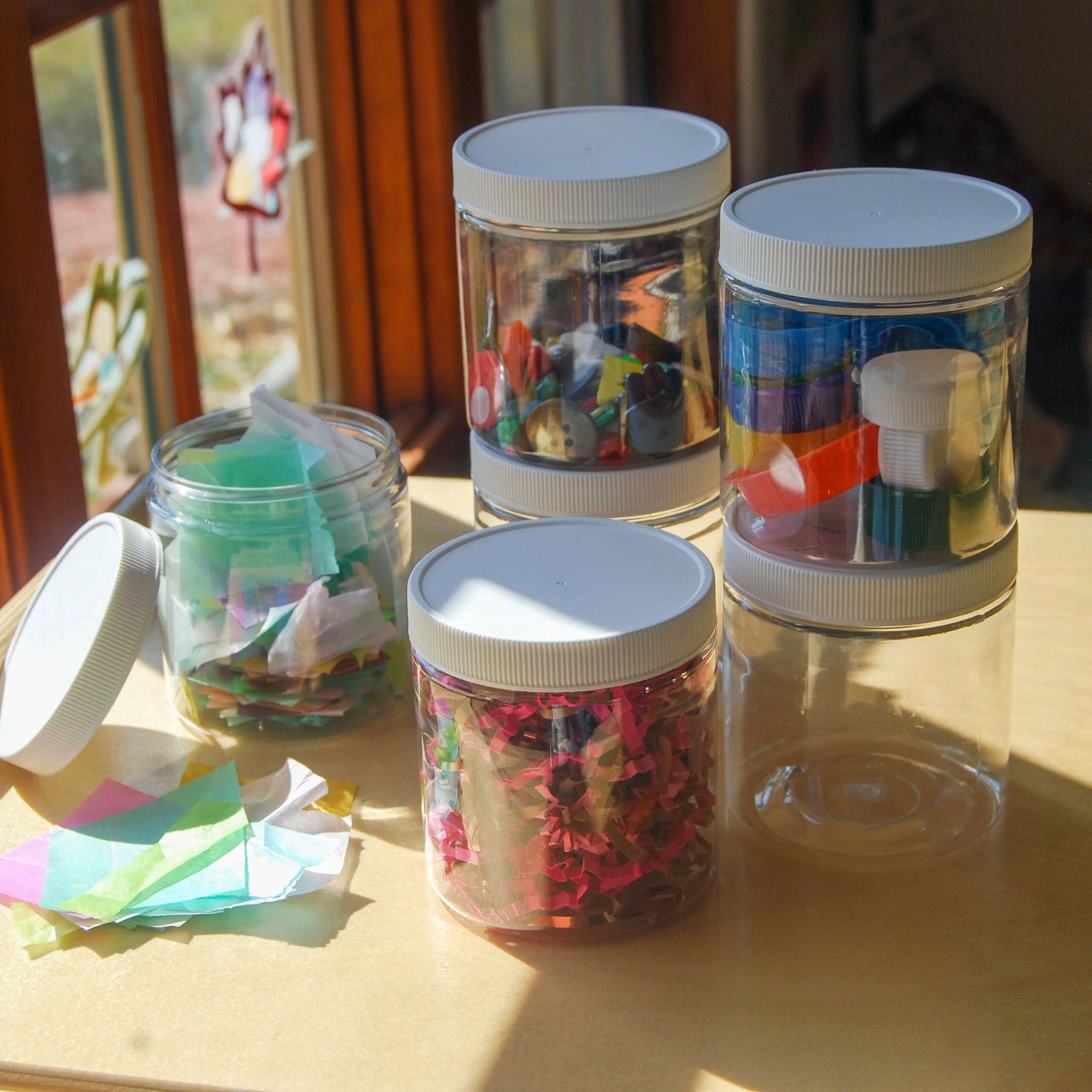 Plastic Storage Jars - Set of 4 - Image 4