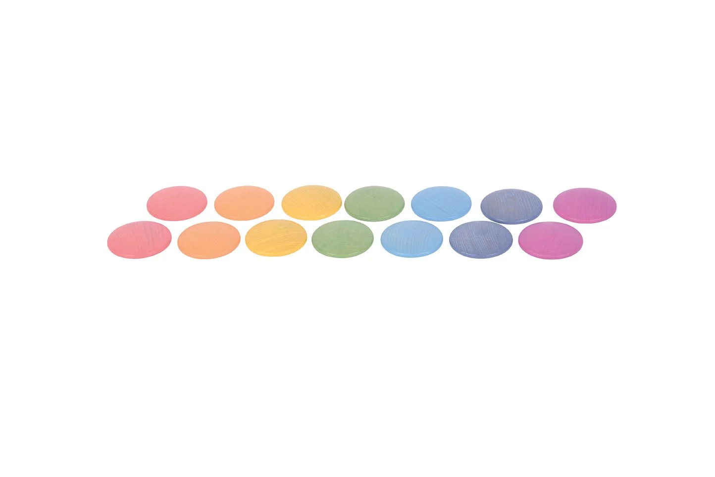 Rainbow Wooden Discs - Image 4