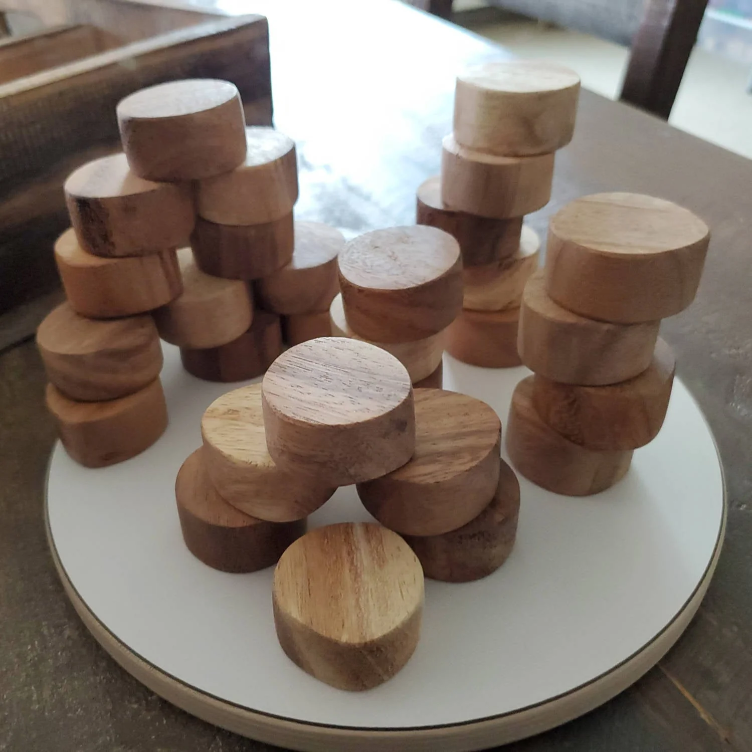 Teak Slices - 30 Piece