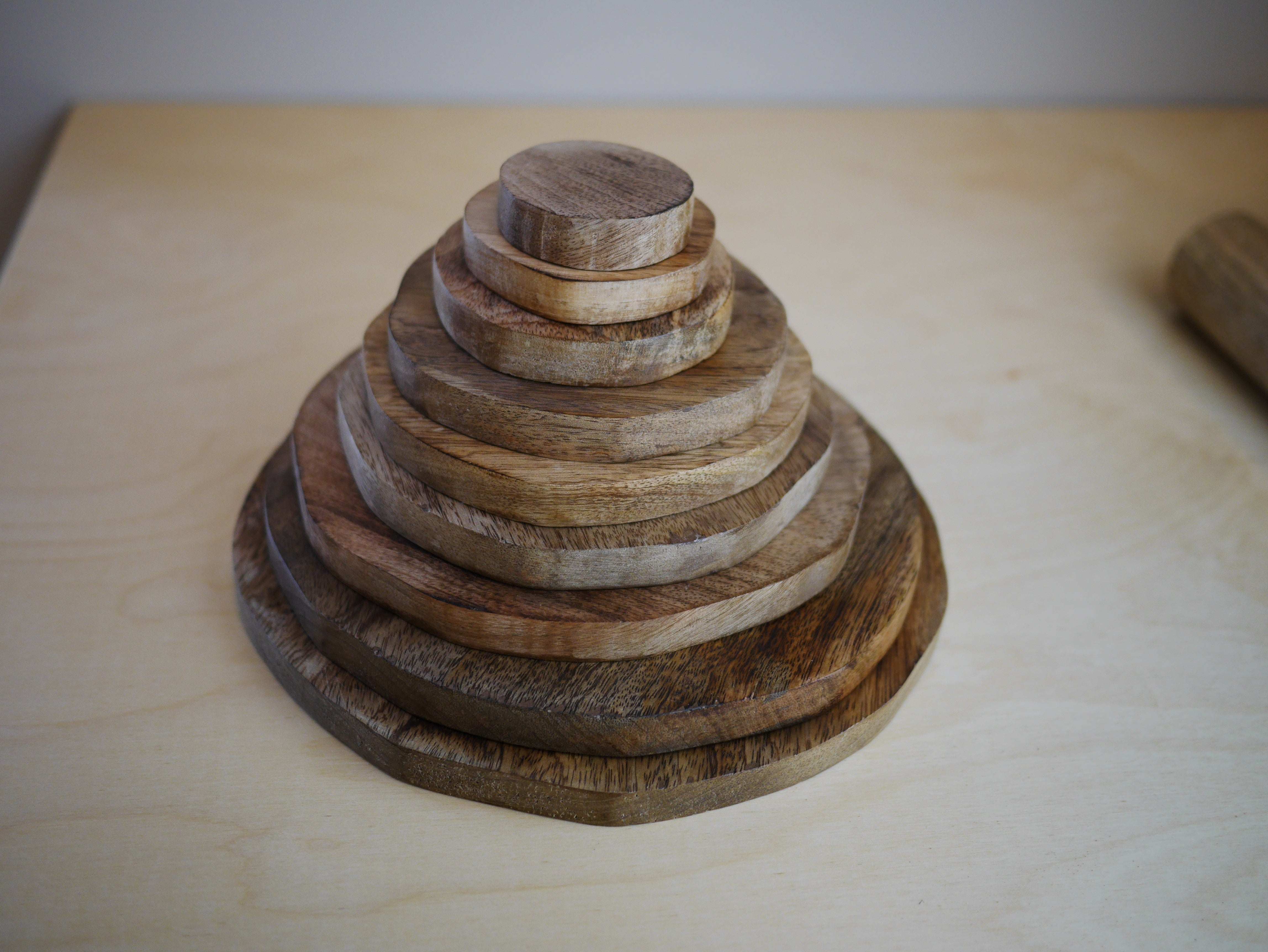 Wooden Stacking Discs - Image 3